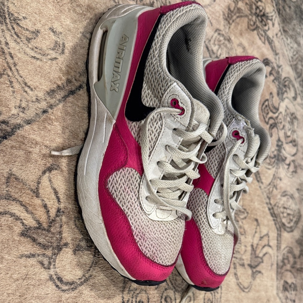 Nike Women's Air Max Pink and Gray Sneakers